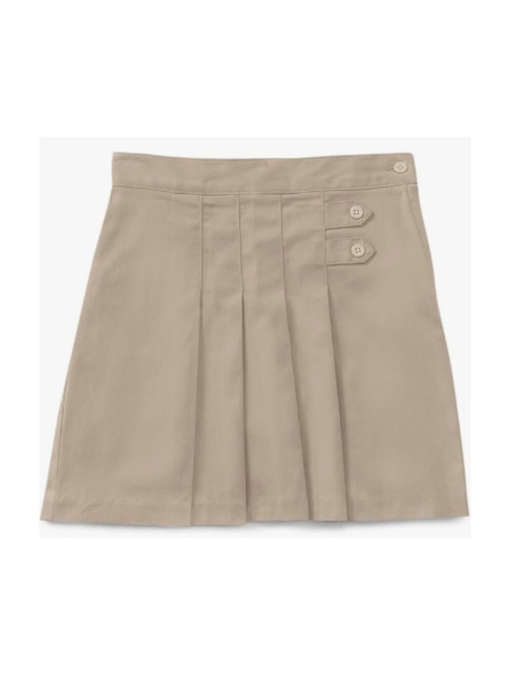 Classroom School Uniforms 55124 Women's Pleated Tab Scooter - Khaki